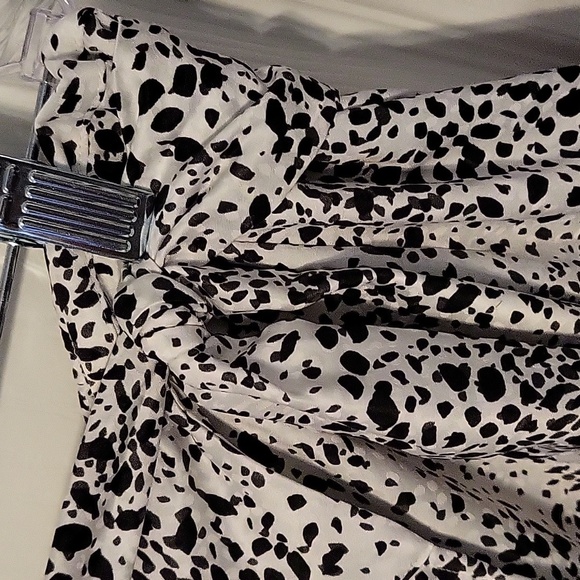 NWT Nine West Animal Print Faux Wrap Skirt - Picture 3 of 12